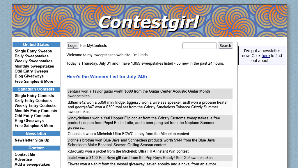 Contest Girl