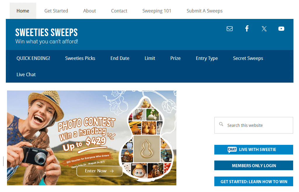Sweetie’s Sweeps