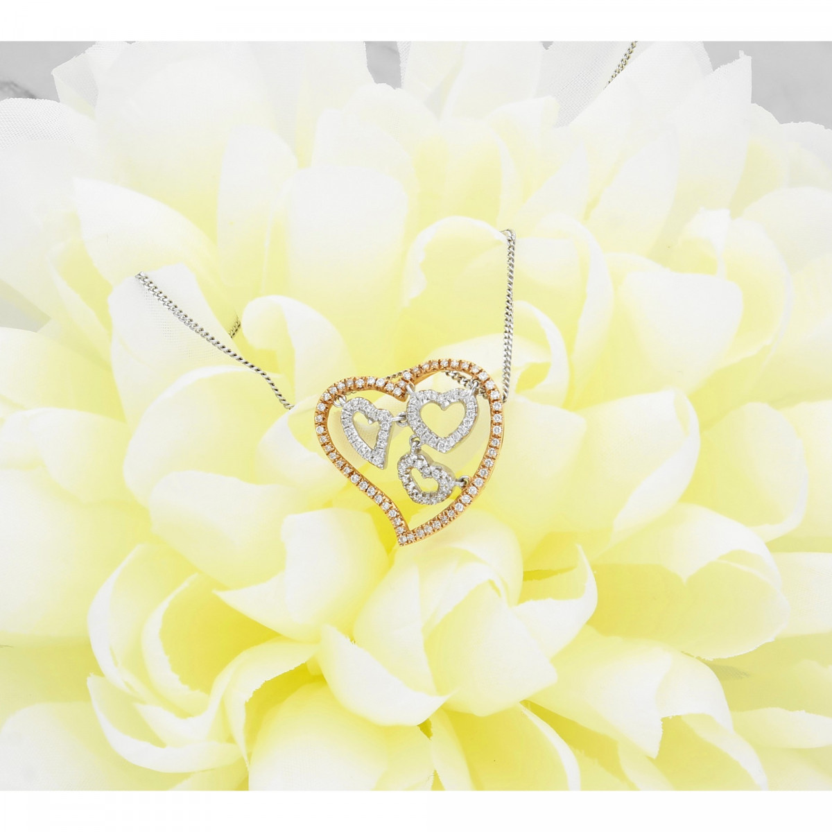 Giveaway: Win this 18Ct Rose Gold 0.50ct Diamond Heart Pendant with ...