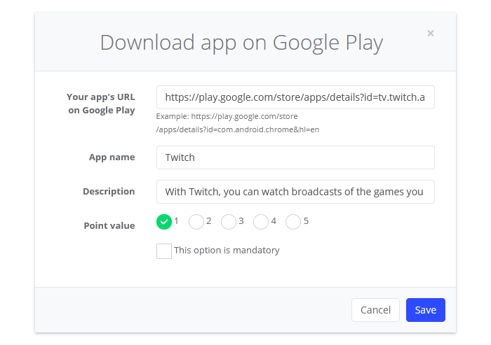 Download app on Google Play