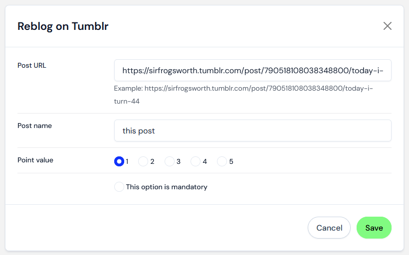 Reblog on Tumblr