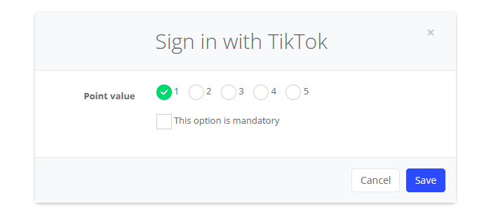 Sign in with TikTok