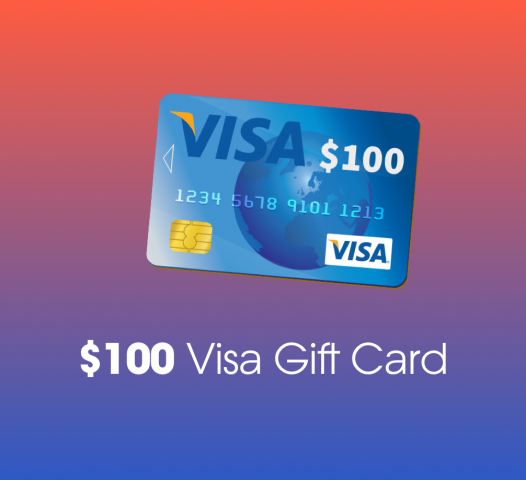 Giveaway 100 Visa Gift Card
