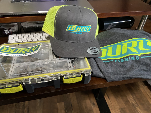 Giveaway: Buzbe Colony 15 box filled with baits! Plus Burly Fishing Hat,  shirt and sticker!