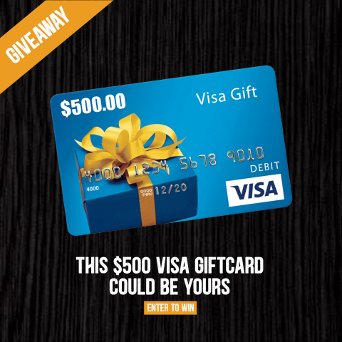 Giveaway: $500 Visa Giftcard